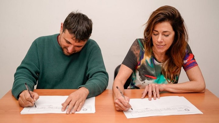 Juan Grabois y Laura Abal Medina firman como precandidatos de Unión por la Patria