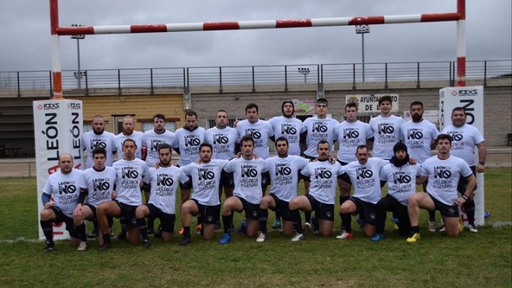 El León Rugby Club del Estado Español y una campaña contra la violencia de género.