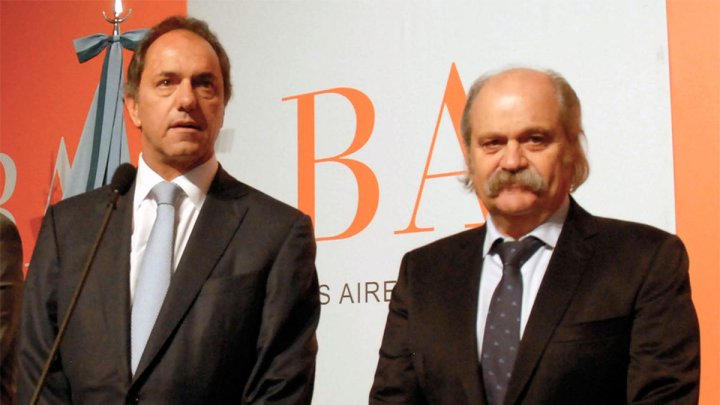 Daniel Scioli y Alejandro Granados en 2015