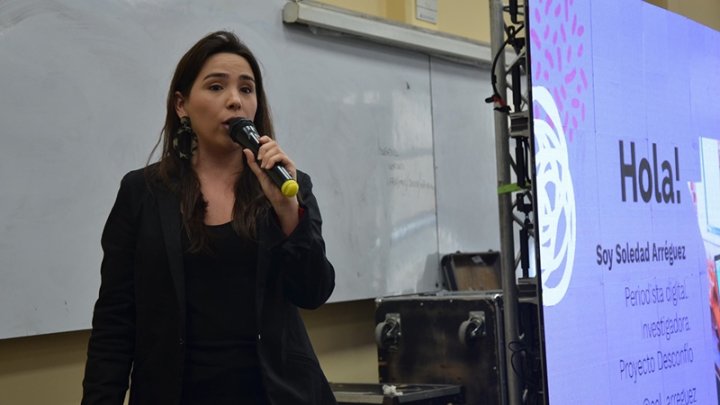 Soledad Arréguez, docente y periodista. 