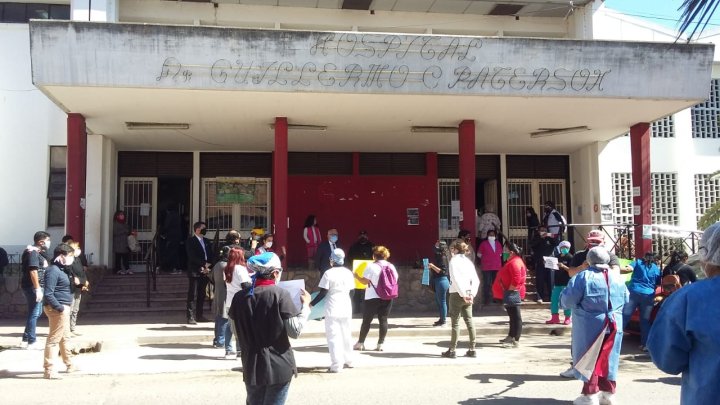 Protesta en hospital Paterson de San Pedro de Jujuy