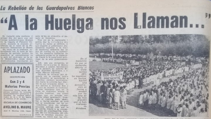 Diario El Andino, marzo 1972