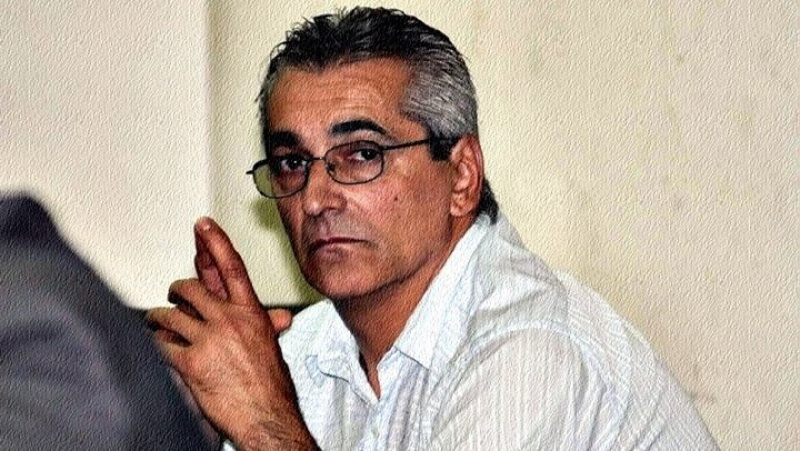 Alfredo Jorge González durante el juicio en el que se lo condenó a prisión perpetua