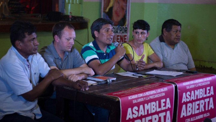 Referentes del PTS - Jujuy presidieron la asamblea en la capital provincial