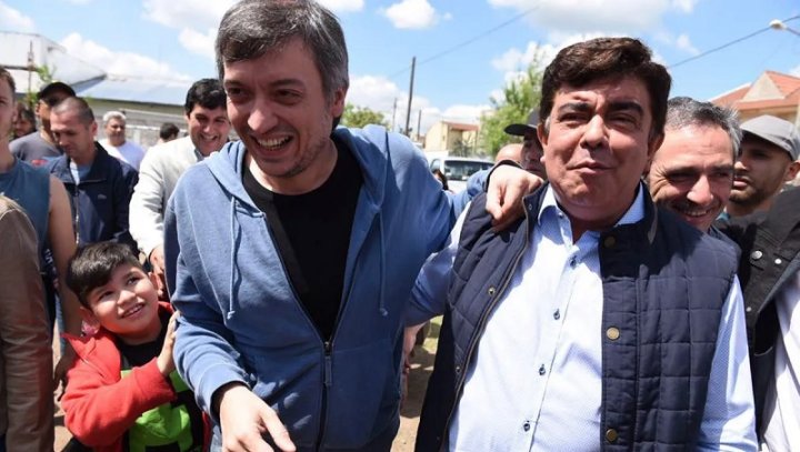 Máximo Kirchner pasea con Fernándo Espinoza, además de reunirse con El Evita