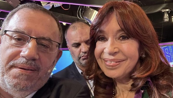 Carlos Maslatón junto a Cristina Fernández de Kirchner