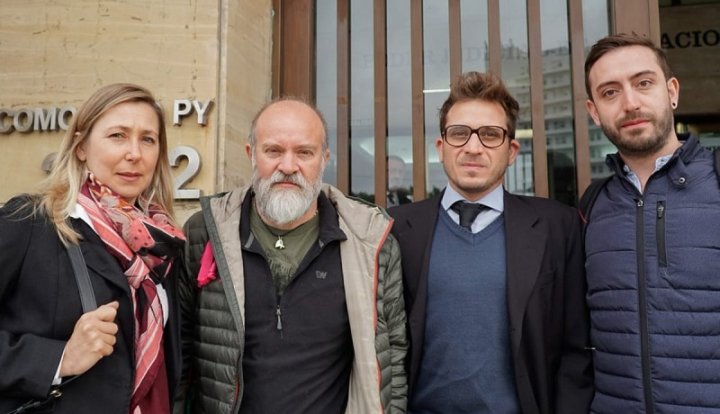 Myriam Bregman, Sergio Maldonado, Matías Aufieri y Eric Soñis (CePRoDH)