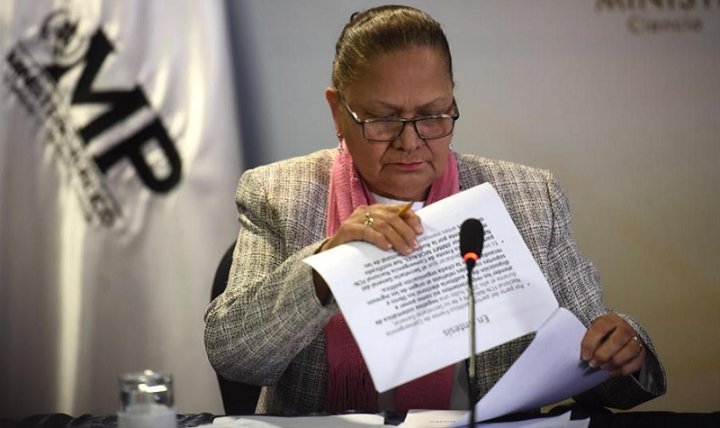 La fiscal general de Guatemala Consuelo Porras, cabeza pública de los grupos de poder. Foto EFE | Archivo