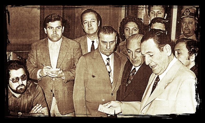 Foto: Perón junto a López Rega.