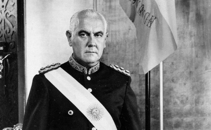 El dictador Alejandro Lanusse