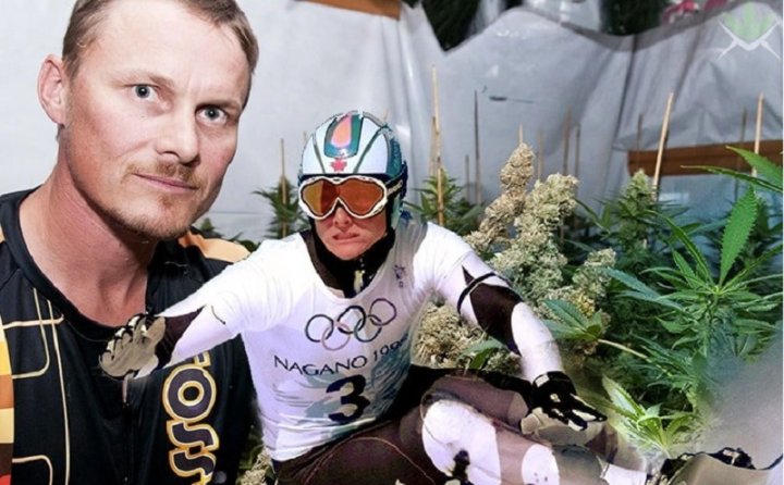 Ross Rebagliati, snowboarder canadiense campeón olímpico en Juegos de Invierno 1998, actualmente promueve el cannabis para uso medicinal en el deporte. Imagen: sitio Unofficial Networks.