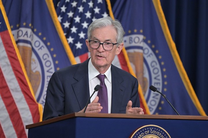 Jerome Powell, presidente de la Reserva Federal en conferencia de prensa, 18 de diciembre de 2024.