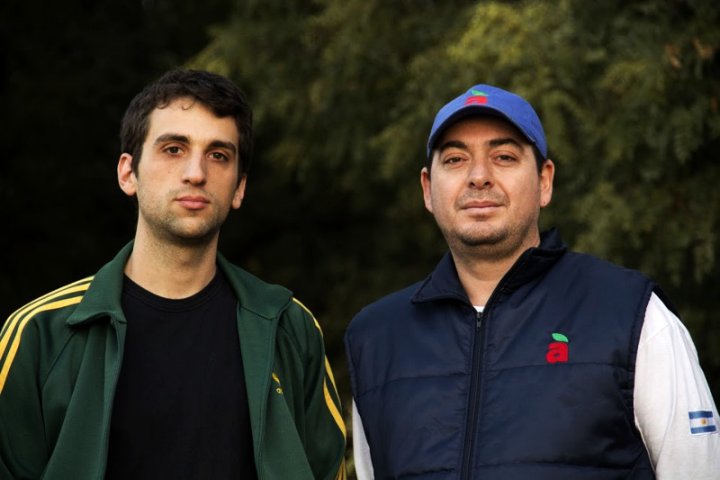 Foto: Jose Domenech, precandidato a diputado nacional, y Franco Villalba, precandidato a senador provincial}