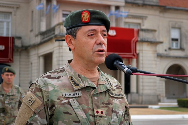 Foto: Carlos Alberto Presti, nuevo jefe del Ejército Argentino e hijo del genocida Roque Carlos Presti