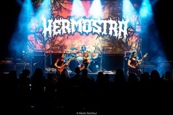 Foto: gentileza de @hermostra.oficial en vivo en El Teatro de Flores.