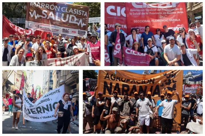 Trabajadores de distintos sectores y la Asamblea Permanente de Guernica