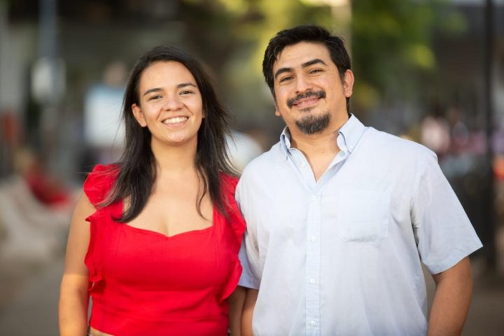 Alejandra Arreguez y Juan Paz