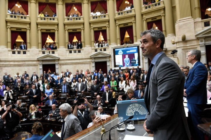 Martín Menem es el nuevo presidente de la Cámara de Diputados, con el apoyo de Unión por la Patria, la UCR y el PRO l Foto HCDN