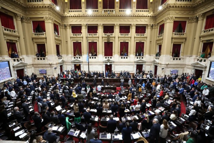 Este jueves Diputados sesiona buscando darle la sanción definitiva a la Ley Bases y el paquete fiscal l Foto: HCDN