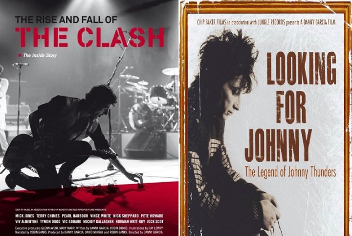 Las realizaciones de Danny García sobre The Clash y el legendario Johnny Thunders de los New York Dolls, parte de los atractivos de este valioso ciclo.