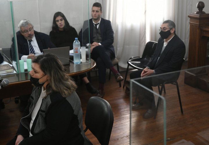 María Rubíes y Anselmo Ojeda (atrás) | Foto Alejandro Amdan - Télam