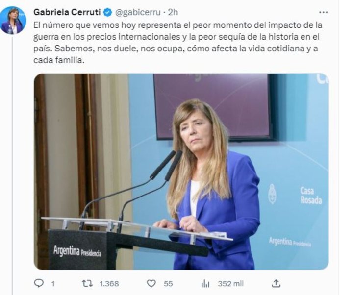 Inflación Marzo - Gabriela Cerruti